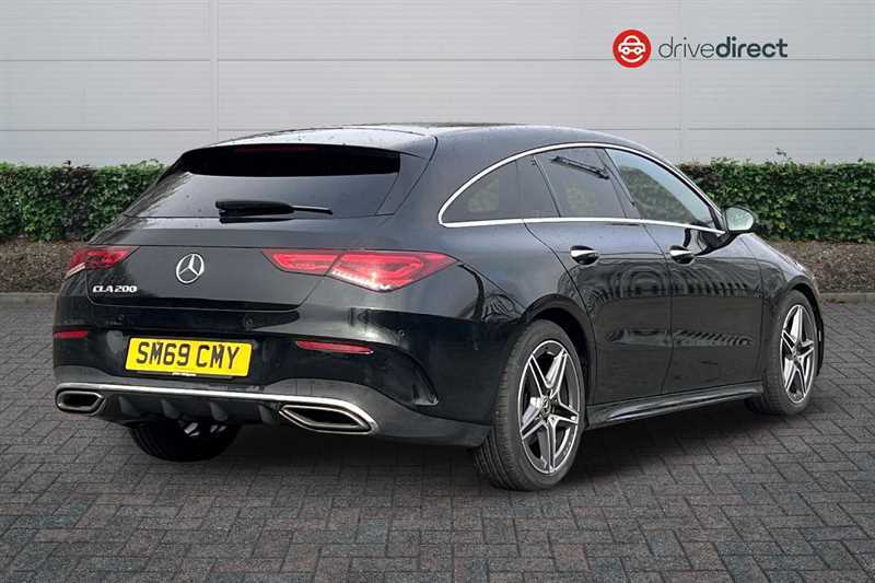 Mercedes-Benz CLA Class 1.3 Cla200 Amg Line Premium 2 Shooting Brake SM69CMY Black #3