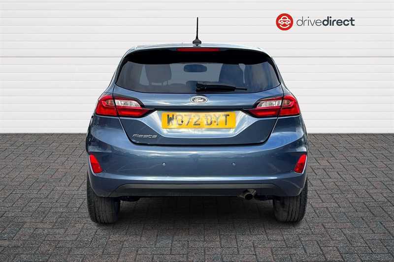 Ford Fiesta 1.0T Ecoboost Titanium Hatchback WO72DYT Blue #4