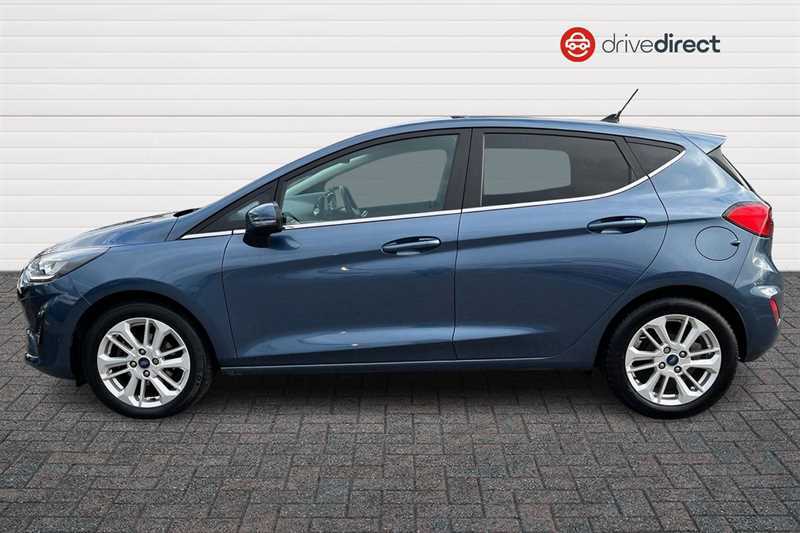Ford Fiesta 1.0T Ecoboost Titanium Hatchback WO72DYT Blue #6