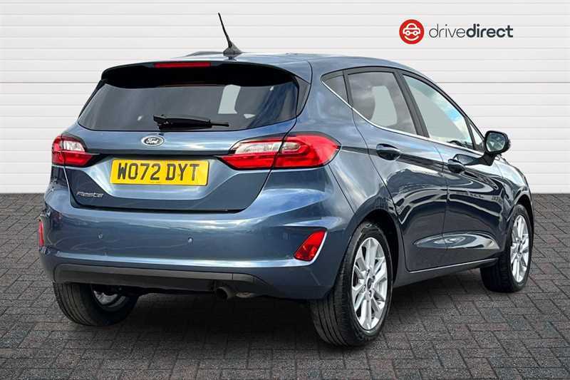 Ford Fiesta 1.0T Ecoboost Titanium Hatchback WO72DYT Blue #3