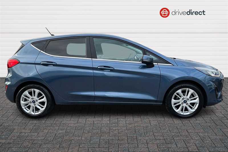 Ford Fiesta 1.0T Ecoboost Titanium Hatchback WO72DYT Blue #2