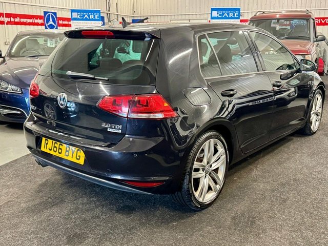 Volkswagen Golf 2.0 Tdi Bluemotion Tech Gt Edition Hatchback D RJ66BYG Black #6