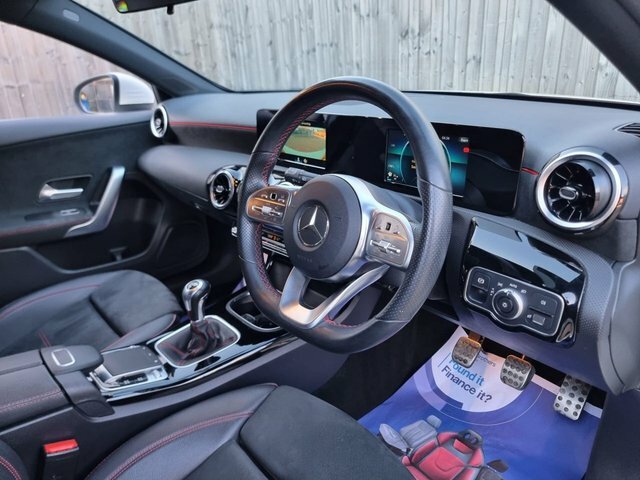 Mercedes-Benz A Class 1.3 A200 Amg Line Hatchback Euro YL69BZT White #2