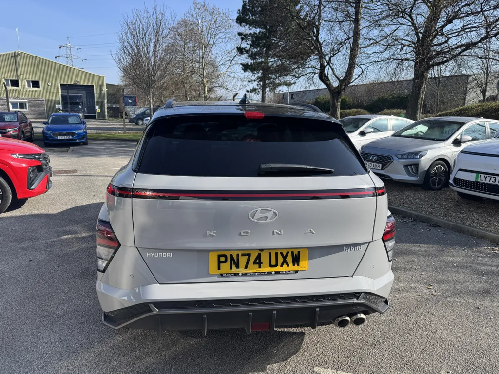 Hyundai Kona 1.6 Hybrid N Line Dct PN74UXW Grey #4