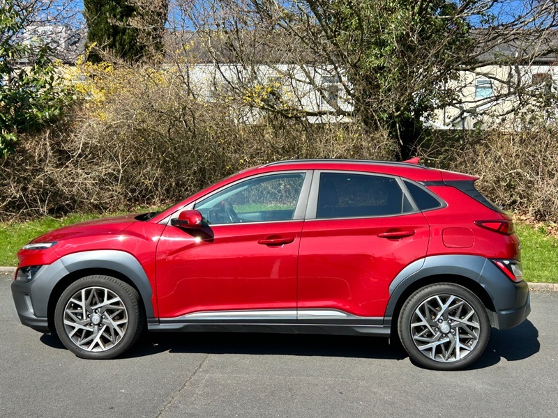Hyundai Kona 1.6 H-gdi Premium Suv Hybrid Dct Euro 6 GL22YBS Red #4