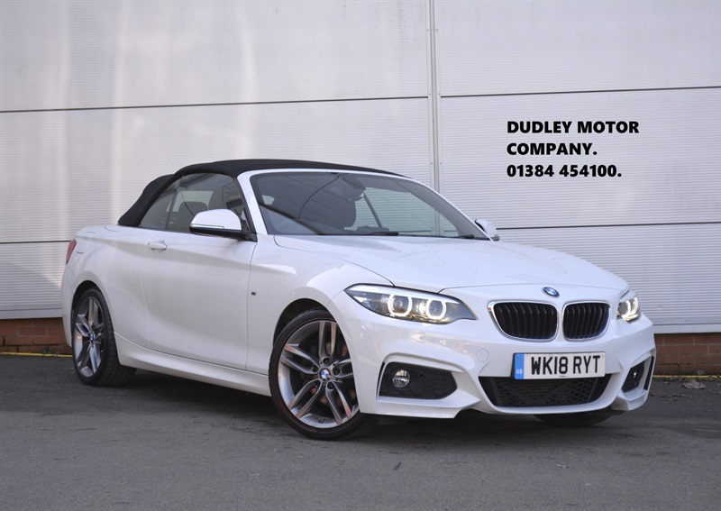 BMW 2 Series 2.0 225D M Sport Convertible Euro White
