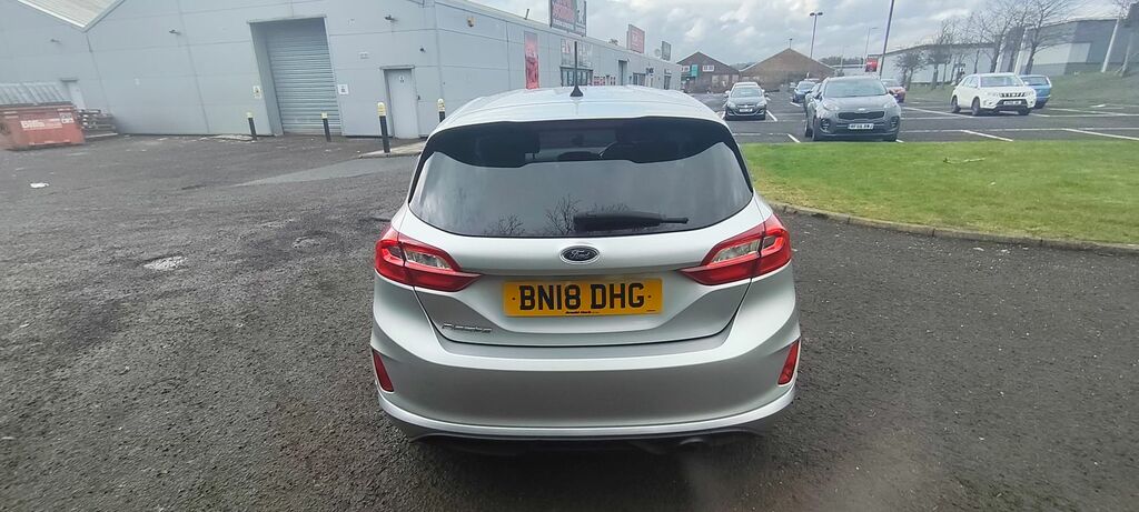 Ford Fiesta 1.0T Ecoboost St-line Hatchback BN18DHG Silver #4