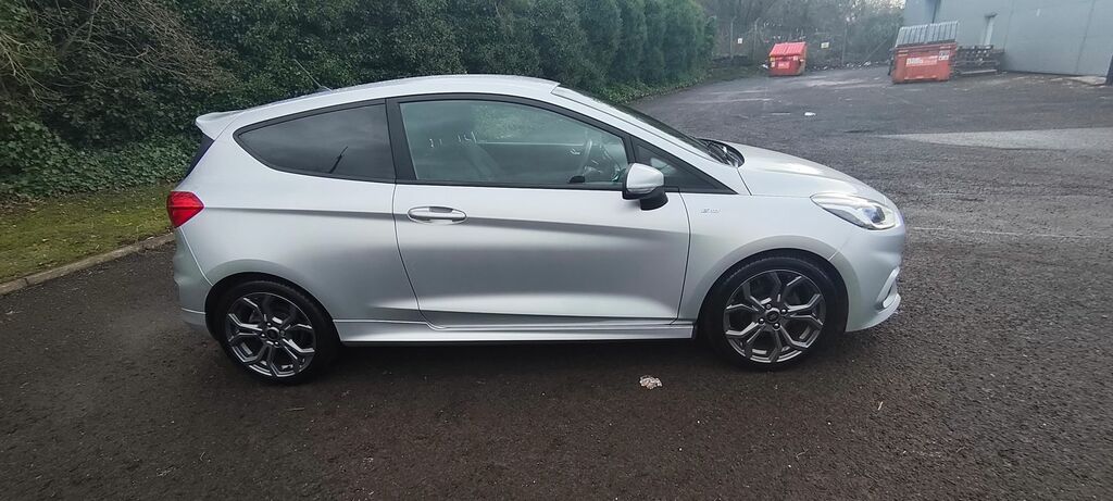 Ford Fiesta 1.0T Ecoboost St-line Hatchback BN18DHG Silver #6