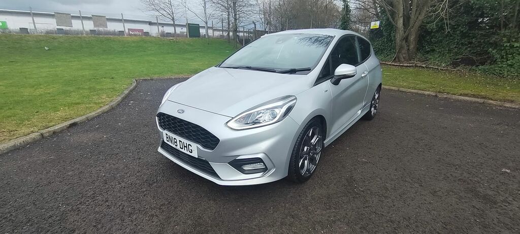 Ford Fiesta 1.0T Ecoboost St-line Hatchback Silver