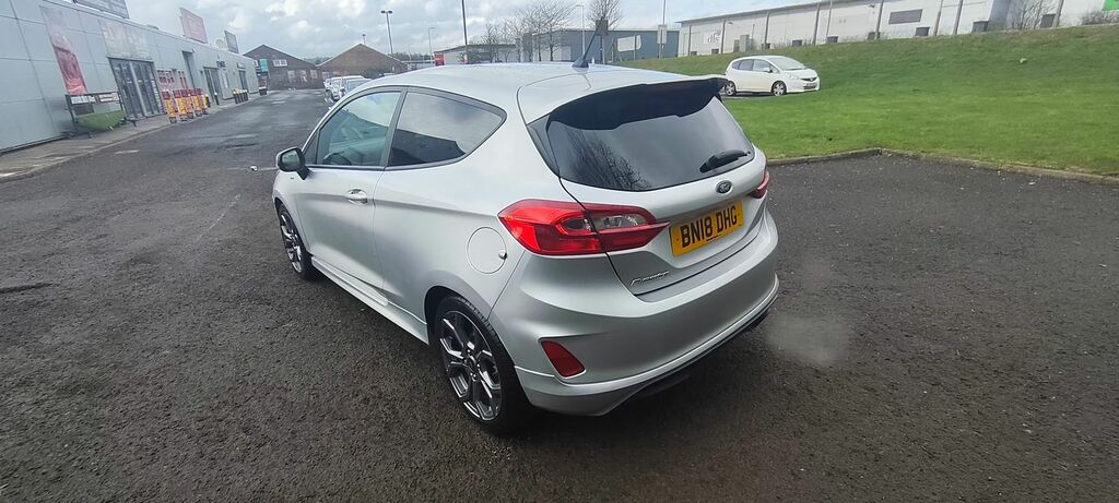Ford Fiesta 1.0T Ecoboost St-line Hatchback BN18DHG Silver #3