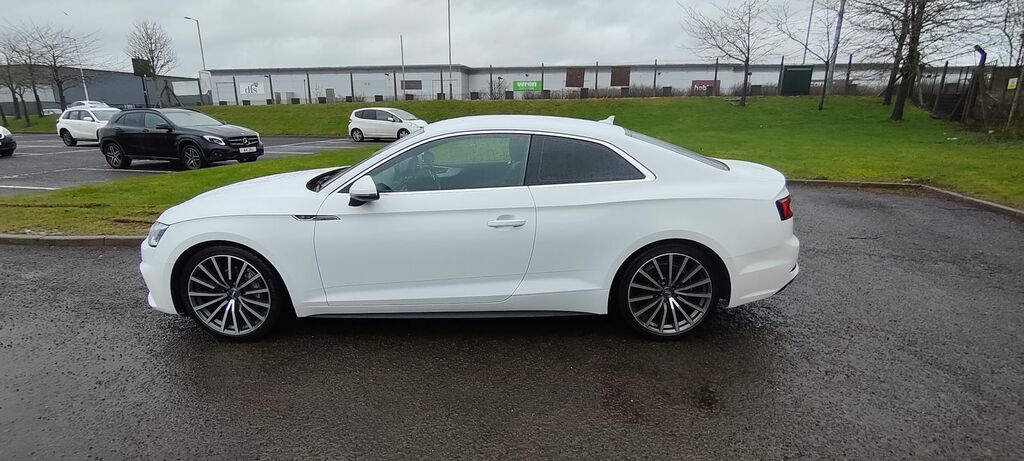 Audi A5 2.0 Tdi Ultra S Line Coupe Euro White #2