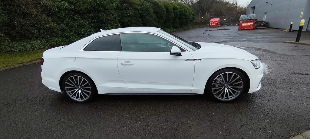 Audi A5 2.0 Tdi Ultra S Line Coupe Euro White #6