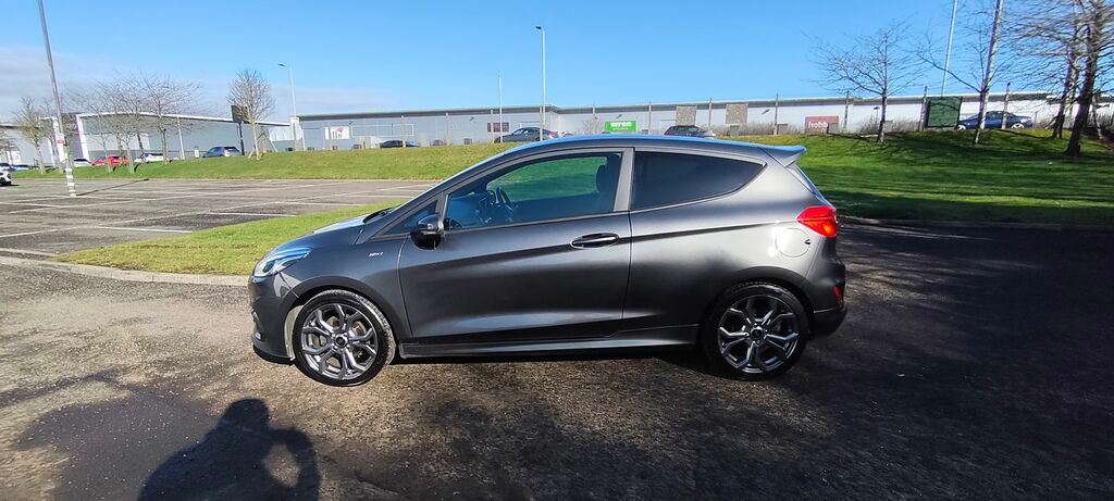 Ford Fiesta 1.0T Ecoboost Gpf St-line Hatchback Man SD19UAH Grey #2