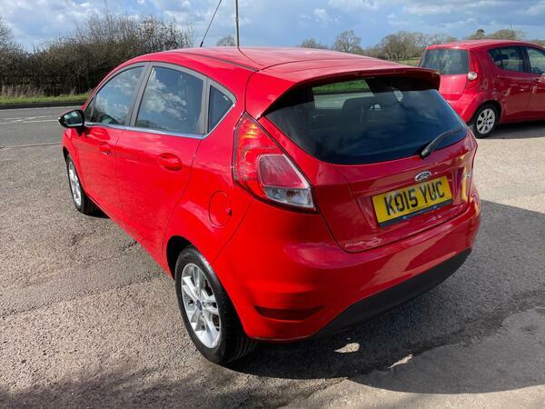 Ford Fiesta 1.25 Zetec Euro 6 KO15YUC Red #4