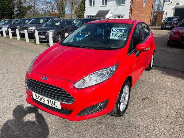 Ford Fiesta 1.25 Zetec Euro 6 KO15YUC Red #2