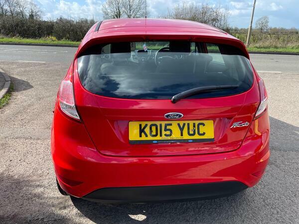 Ford Fiesta 1.25 Zetec Euro 6 KO15YUC Red #5
