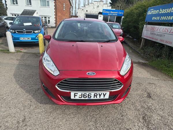 Ford Fiesta 1.25 Zetec Euro 6 FJ66RYY Red #2