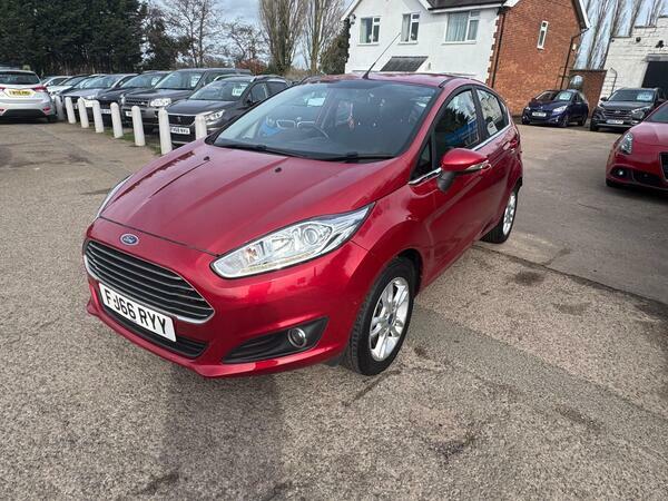Ford Fiesta 1.25 Zetec Euro 6 FJ66RYY Red #3