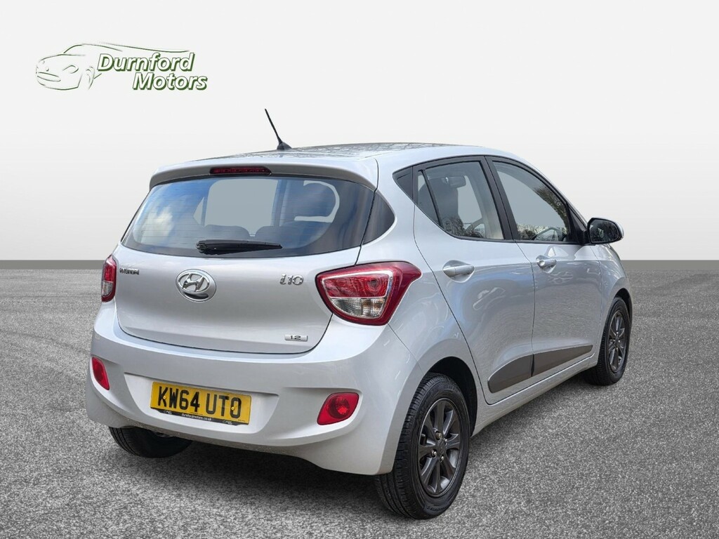 Hyundai I10 Hatchback 1.2 Premium 201564 KW64UTO Silver #4