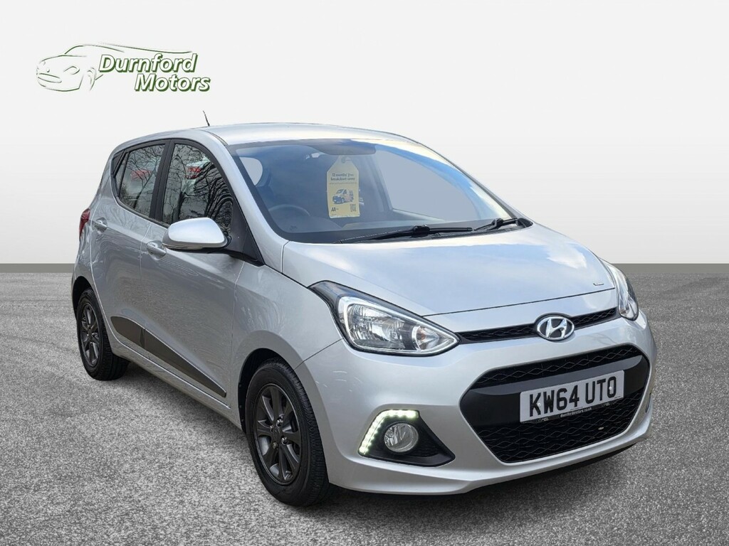 Hyundai I10 Hatchback 1.2 Premium 201564 KW64UTO Silver #3