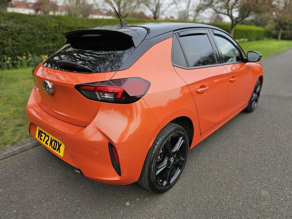 Vauxhall Corsa Turbo Gs Line U3326 Ulez VE72KDX Orange #3