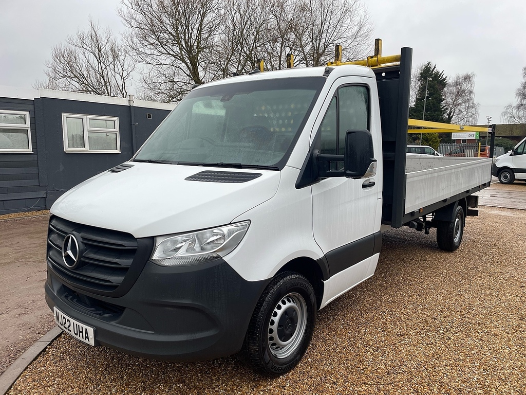 Mercedes-Benz Sprinter 315 2.0 Cdi Progressive L3 Lwb 14Ft Dropside - Whi MJ22UHA White #3