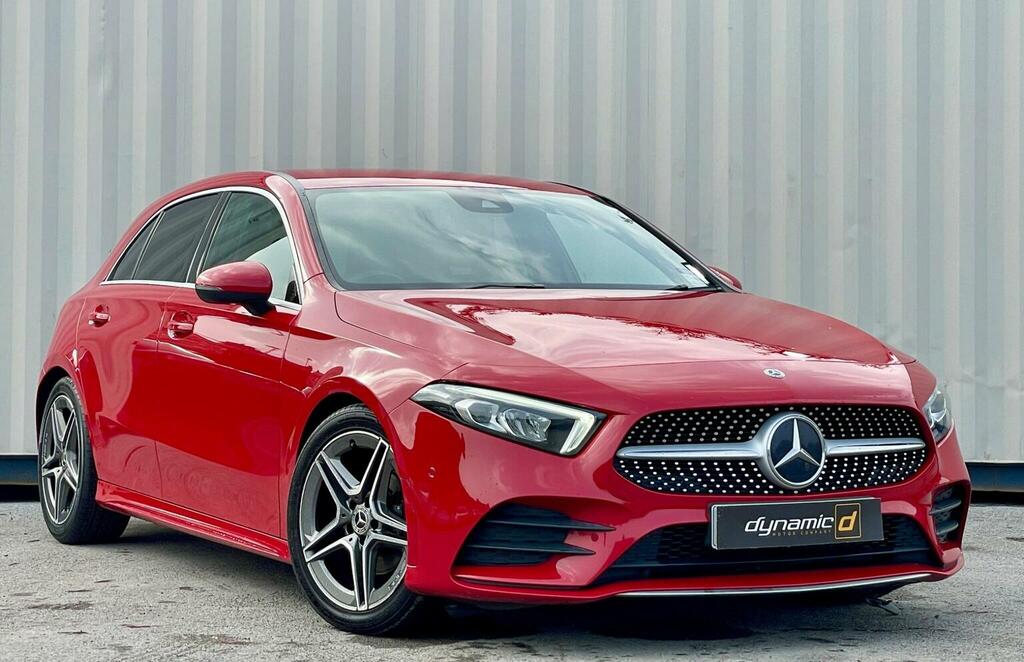 Mercedes-Benz A Class Hatchback 2.0 A200d Amg Line Executive 8G-dct Eu OV69ZHX Red #2
