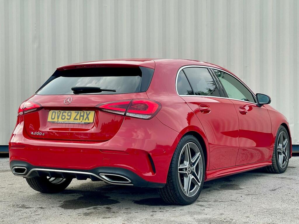 Mercedes-Benz A Class Hatchback 2.0 A200d Amg Line Executive 8G-dct Eu OV69ZHX Red #3