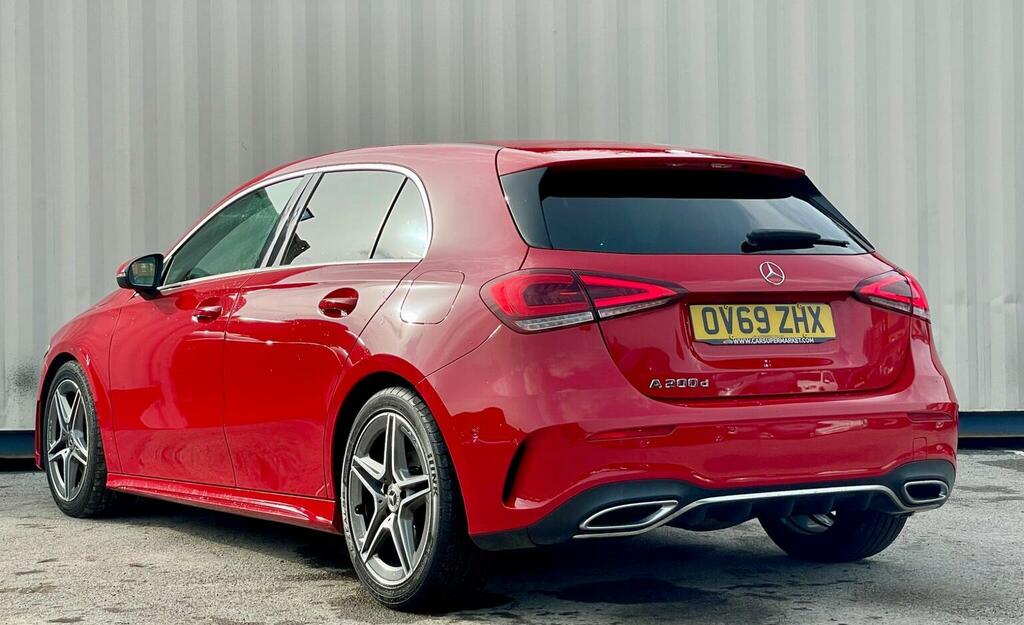 Mercedes-Benz A Class Hatchback 2.0 A200d Amg Line Executive 8G-dct Eu OV69ZHX Red #4