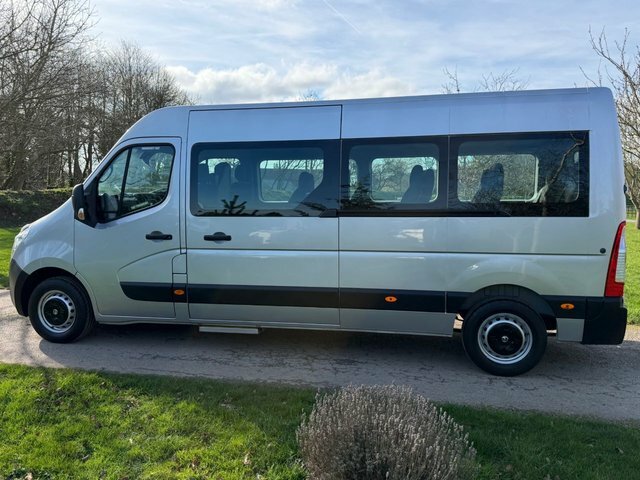 Vauxhall Movano Minibus BK18TZU Silver #3