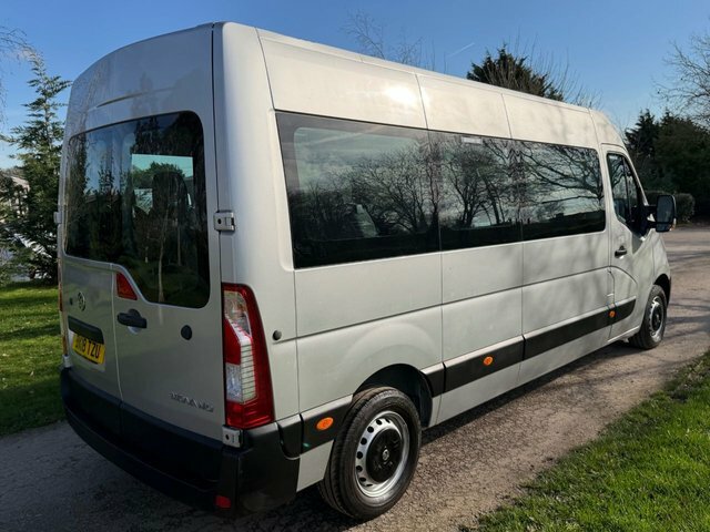 Vauxhall Movano Minibus BK18TZU Silver #6