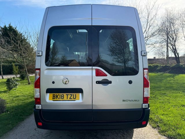 Vauxhall Movano Minibus BK18TZU Silver #5
