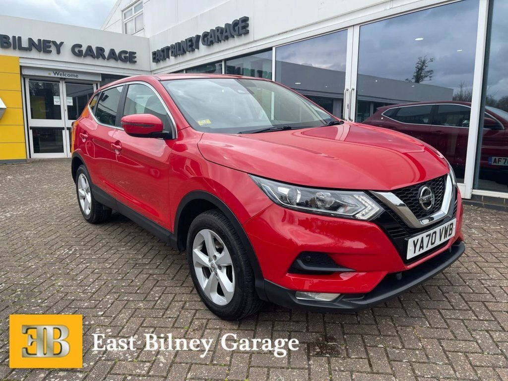 Nissan Qashqai 2020 1.3 Dig-t Acenta Premium Suv Manua Red