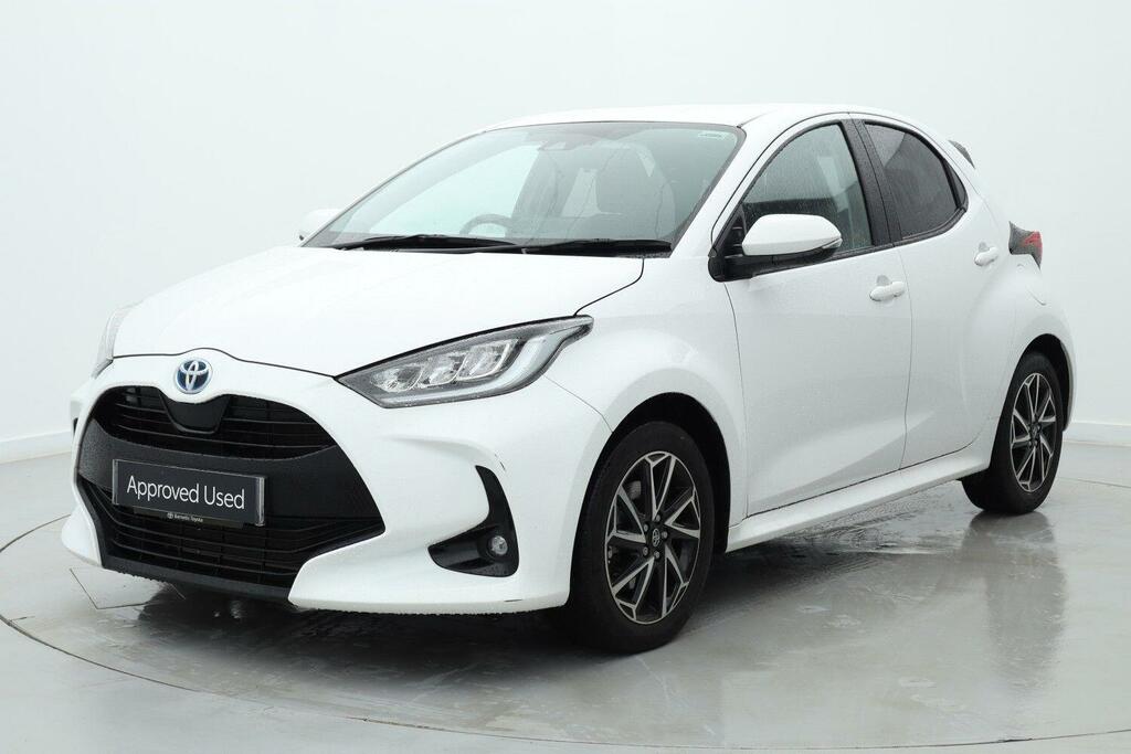 Toyota Yaris 1.5 Vvt-h Design Hatchback Hybrid E-cvt ST24EOU White #3