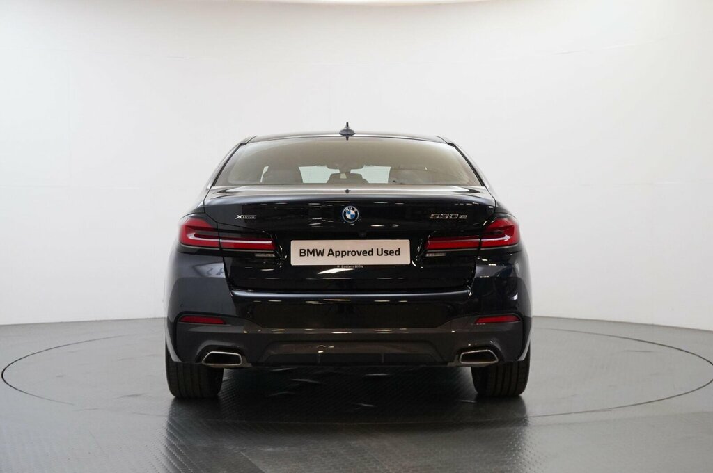 BMW 5 Series 530E Xdrive M Sport Saloon Black #5