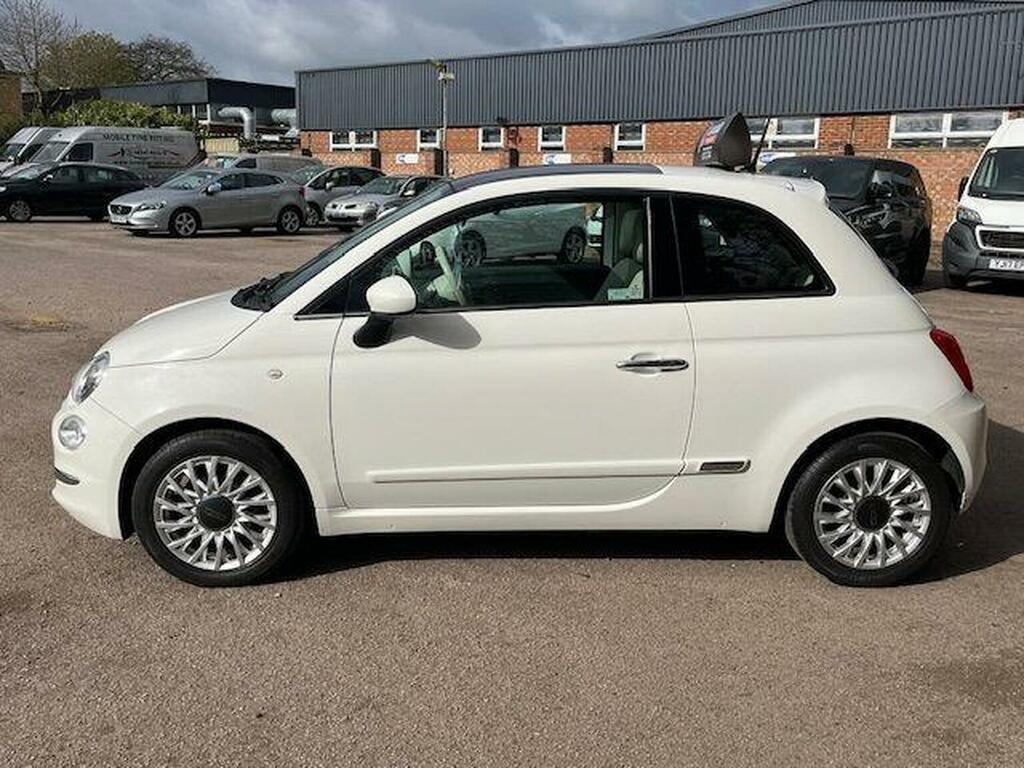 Fiat 500 Hatchback 1.2 Lounge Euro 6 Ss 201616 AY16VDD White #4