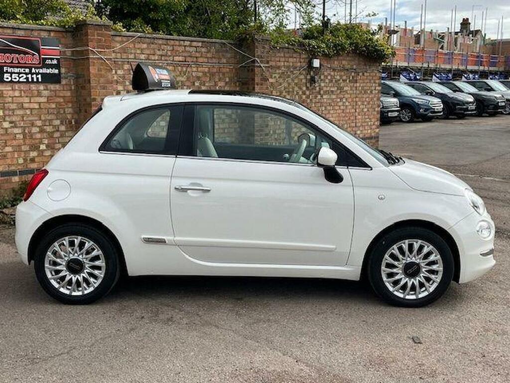 Fiat 500 Hatchback 1.2 Lounge Euro 6 Ss 201616 White