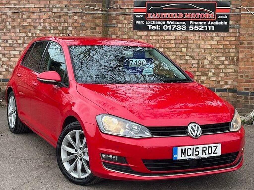 Volkswagen Golf Hatchback 2.0 Tdi Bluemotion Tech Gt Euro 6 Ss MC15RDZ Red
