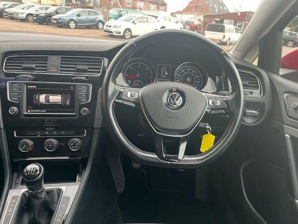 Volkswagen Golf Hatchback 2.0 Tdi Bluemotion Tech Gt Euro 6 Ss MC15RDZ Red #3