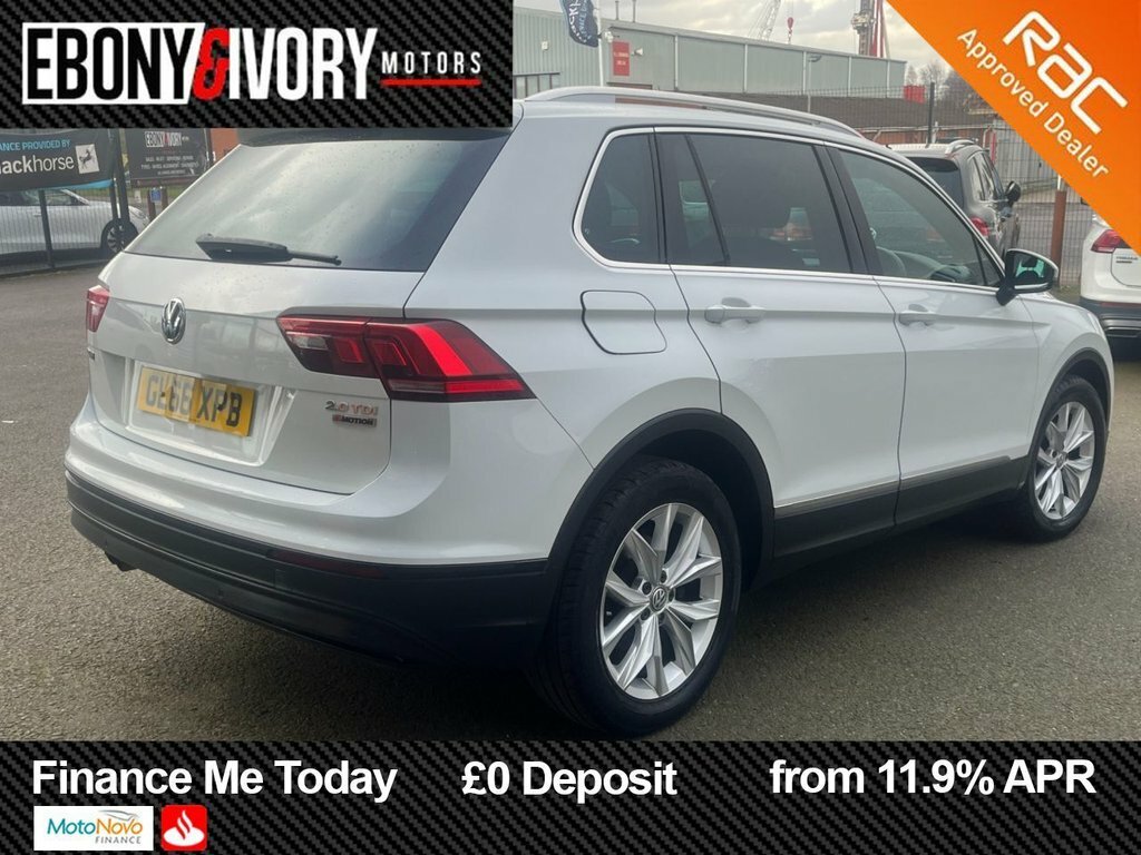 Volkswagen Tiguan 2L Se Navigation GL66XPB White #5
