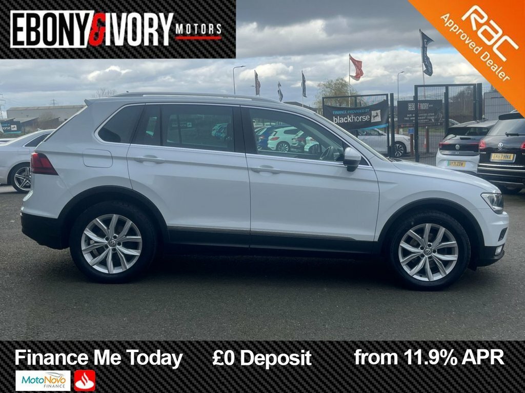 Volkswagen Tiguan 2L Se Navigation GL66XPB White #6