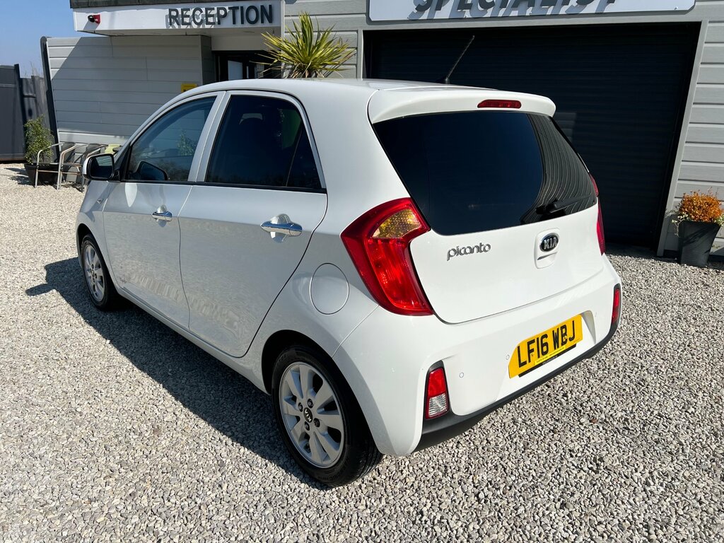 Kia Picanto 1.0 Sr7 Hatchback Euro 6 65 Bhp LF16WBJ White #2