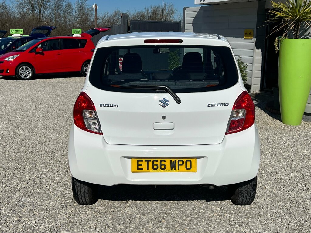 Suzuki Celerio 1.0 Sz2 Hatchback Euro 6 68 Ps ET66WPO White #3