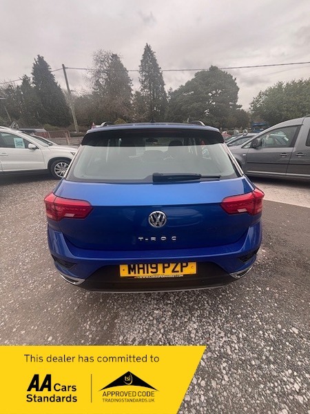 Volkswagen T-Roc Se Tdi MH19PZP Blue #2
