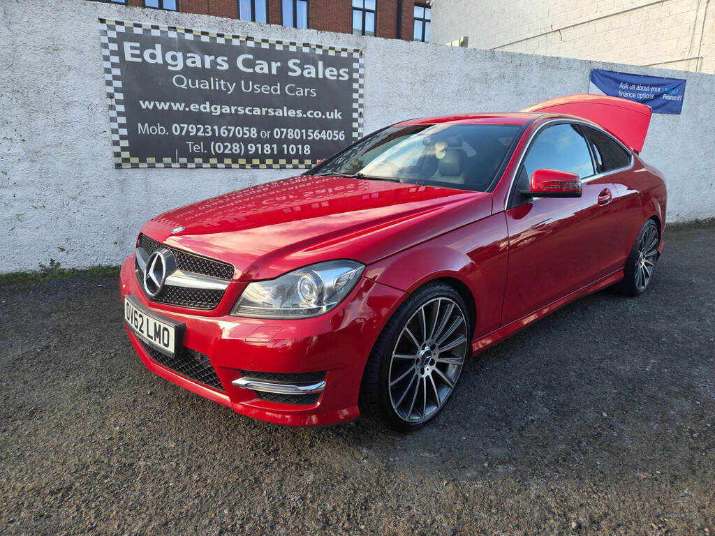 Mercedes-Benz C Class C250 Cdi Blueefficiency Amg Sport Plus OV62LMO Red #2