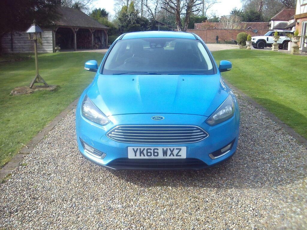 Ford Focus 1.6 Titanium Powershift Euro 6 YK66WXZ Blue #4