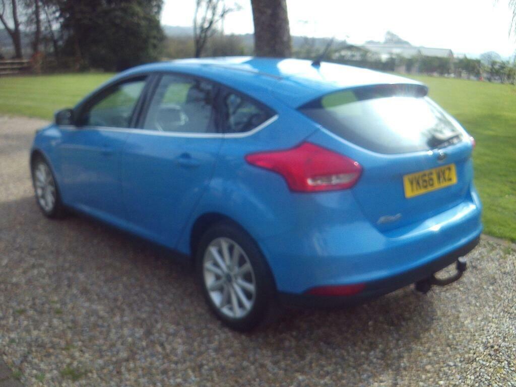 Ford Focus 1.6 Titanium Powershift Euro 6 YK66WXZ Blue #3