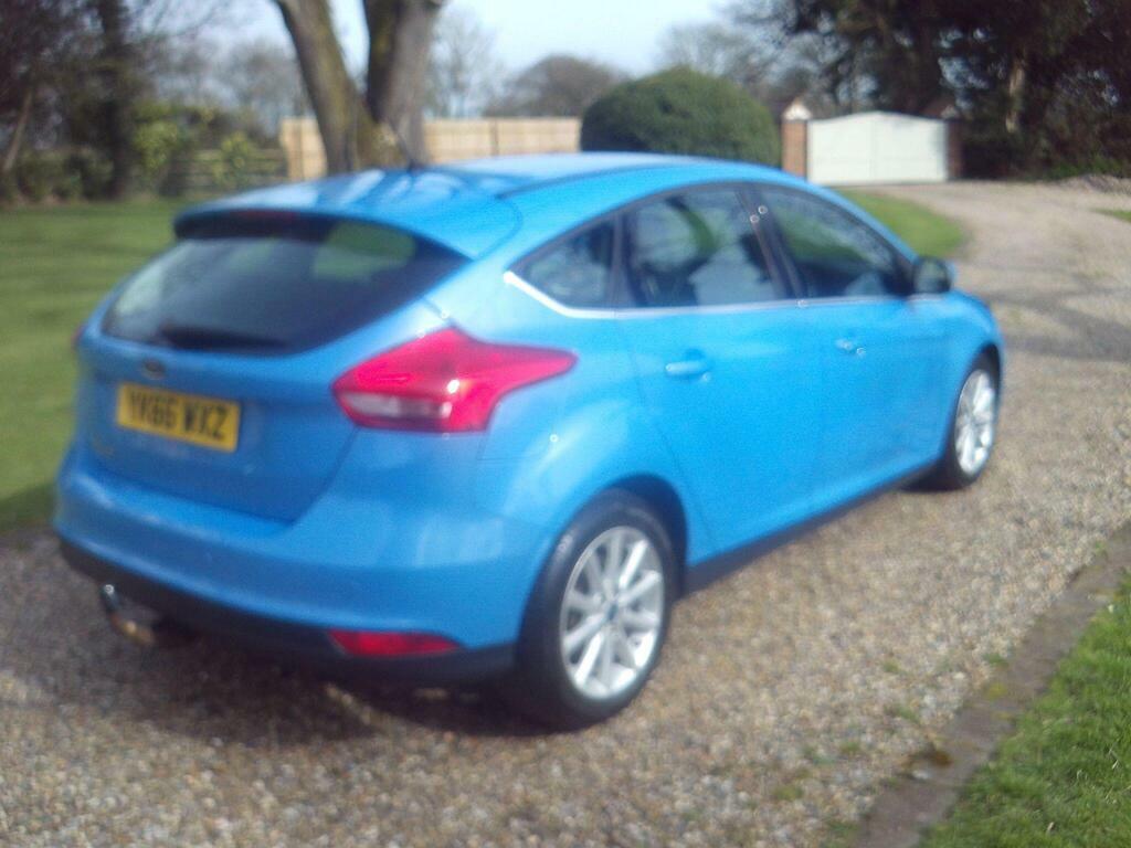 Ford Focus 1.6 Titanium Powershift Euro 6 YK66WXZ Blue #6