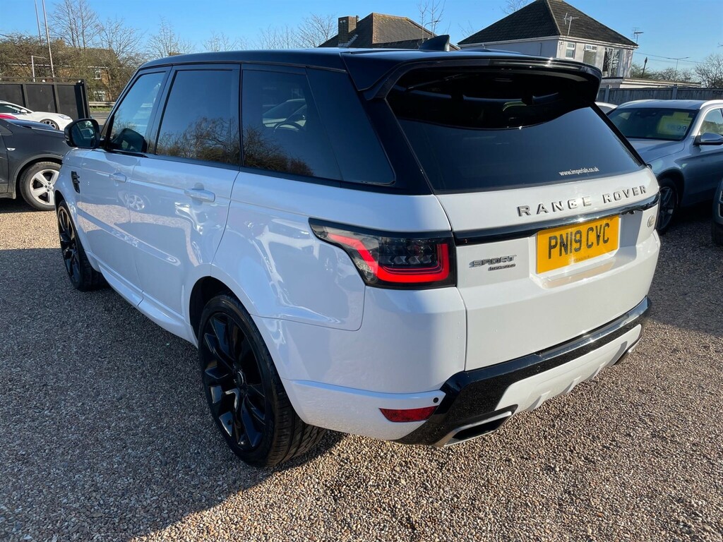 Land Rover Range Rover Sport 3.0 Sd V6 Hse 4Wd Euro 6 Ss PN19CVC White #5