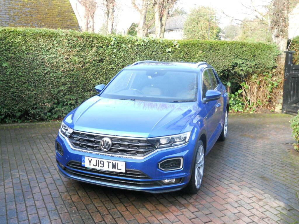 Volkswagen T-Roc 1.6 Tdi R-line Suv YJ19TWL Blue #6